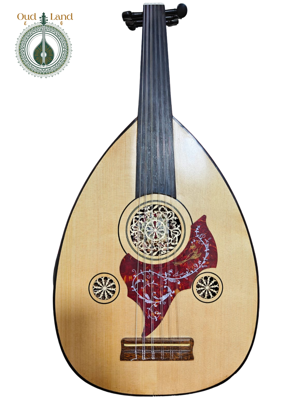 Turkish Oud 1 - Bosphorus Pulse: Hand-Carved One-Piece Turkish Oud (Acoustic-Electric) (002)